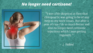 Patient testimonial: No longer need cortisone